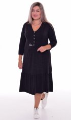 *Платье женское Ф-1-071г (черный) от компании Новое Кимоно, г. Иваново