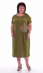 *Платье женское Ф-1-35 (зелёный) от компании Новое Кимоно, г. Иваново