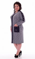 *Платье женское Ф-1-45а (тёмно-серый) от компании Фореска 37, г. Иваново