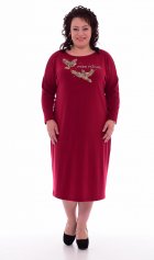 *Платье женское Ф-1-46 (бордо) от компании Новое Кимоно, г. Иваново