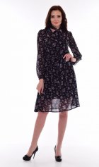 *Платье женское Ф-1-59а (чёрный) от компании Новое Кимоно, г. Иваново