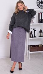 *Юбка женская Ф-9-010а (серый) от компании Новое Кимоно, г. Иваново