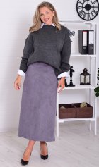 *Юбка женская Ф-9-010а (серый) от компании Новое Кимоно, г. Иваново *Юбка женская Ф-9-010а (серый) от компании Новое Кимоно, г. Иваново