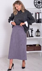 *Юбка женская Ф-9-010а (серый) от компании Новое Кимоно, г. Иваново *Юбка женская Ф-9-010а (серый) от компании Новое Кимоно, г. Иваново