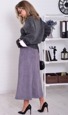 *Юбка женская Ф-9-010а (серый) от компании Новое Кимоно, г. Иваново