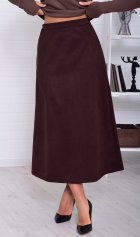 *Юбка женская Ф-9-010б (темный шоколад) от компании Новое Кимоно, г. Иваново