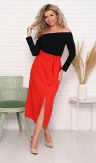 *Юбка женская Ф-9-03а (коралл) от компании Новое Кимоно, г. Иваново