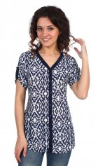 Блуза Нюанс с коротким рукавом от компании Серенада, г. Кохма