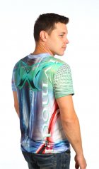 Товар Футболка мужская с принтом полноцвет от производителя оптом от компании Ивмодель
