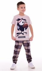 Пижама подростковая 11-052 (бежевый) Воронята от компании Новое Кимоно, г. Иваново Пижама подростковая 11-052 (бежевый) Воронята от компании Новое Кимоно, г. Иваново