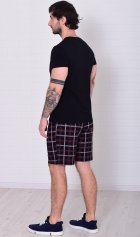 Шорты мужские 9-173в (черный+белый) от компании Новое Кимоно, г. Иваново Шорты мужские 9-173в (черный+белый) от компании Новое Кимоно, г. Иваново