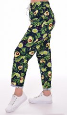 Брюки женские 8-031у (монстера) от компании Новое Кимоно, г. Иваново