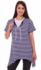 *Туника женская Ф-2-034 (сине-белая полоска) от компании Новое Кимоно, г. Иваново