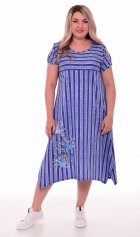 Платье женское 4-095а (крупная полоска) от компании Новое Кимоно, г. Иваново