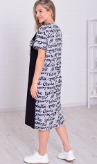 Халат женский 3-212а (серый+черный) от компании Новое Кимоно, г. Иваново