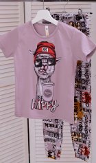 Пижама детская 7-291а (бежевый), Лама от компании Новое Кимоно, г. Иваново