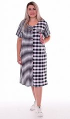 Халат женский 3-214а (мелкая клетка) от компании Новое Кимоно, г. Иваново Халат женский 3-214а (мелкая клетка) от компании Новое Кимоно, г. Иваново