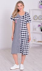 Халат женский 3-214 (крупная клетка) от компании Новое Кимоно, г. Иваново