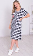 Халат женский 3-214 (крупная клетка) от компании Новое Кимоно, г. Иваново