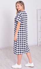 Халат женский 3-214 (крупная клетка) от компании Новое Кимоно, г. Иваново