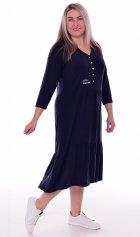 *Платье женское Ф-1-071ж (темно-синий) от компании Новое Кимоно, г. Иваново