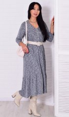 *Платье женское Ф-1-071а (темно-серый) от компании Новое Кимоно, г. Иваново