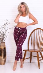 Брюки женские 8-031ч (бордо) от компании Новое Кимоно, г. Иваново