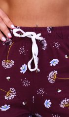 Брюки женские 8-031ч (бордо) от компании Новое Кимоно, г. Иваново