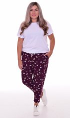 Брюки женские 8-031ч (бордо) от компании Новое Кимоно, г. Иваново