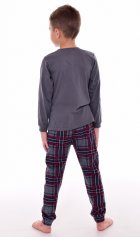 Пижама детская 7-293 (темно-серый) Мишка в шапке от компании Новое Кимоно, г. Иваново
