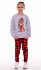 Пижама подростковая 12-103 (светло-серый) Тигр в шапке от компании Новое Кимоно, г. Иваново Пижама подростковая 12-103 (светло-серый) Тигр в шапке от компании Новое Кимоно, г. Иваново