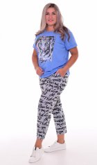 Пижама женская 5-306 (индиго) от компании Новое Кимоно, г. Иваново Пижама женская 5-306 (индиго) от компании Новое Кимоно, г. Иваново
