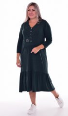 *Платье женское Ф-1-071д (изумруд) от компании Новое Кимоно, г. Иваново