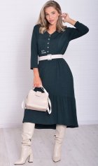 *Платье женское Ф-1-071д (изумруд) от компании Новое Кимоно, г. Иваново *Платье женское Ф-1-071д (изумруд) от компании Новое Кимоно, г. Иваново