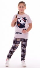Пижама подростковая 12-104 (бежевый) Воронята от компании Новое Кимоно, г. Иваново Пижама подростковая 12-104 (бежевый) Воронята от компании Новое Кимоно, г. Иваново