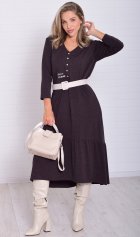 *Платье женское Ф-1-071е (шоколад) от компании Новое Кимоно, г. Иваново