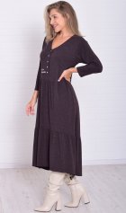 *Платье женское Ф-1-071е (шоколад) от компании Новое Кимоно, г. Иваново