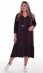 *Платье женское Ф-1-071е (шоколад) от компании Новое Кимоно, г. Иваново