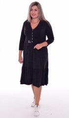 *Платье женское Ф-1-071г (черный) от компании Новое Кимоно, г. Иваново *Платье женское Ф-1-071г (черный) от компании Новое Кимоно, г. Иваново