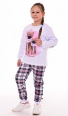 Пижама подростковая 12-076а (белый) от компании Новое Кимоно, г. Иваново