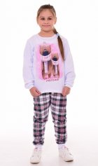 Пижама подростковая 12-076а (белый) от компании Новое Кимоно, г. Иваново Пижама подростковая 12-076а (белый) от компании Новое Кимоно, г. Иваново