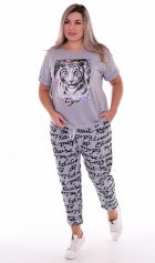 Пижама женская 5-306в (серый) от компании Новое Кимоно, г. Иваново Пижама женская 5-306в (серый) от компании Новое Кимоно, г. Иваново