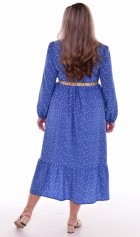 *Платье женское Ф-1-069о (индиго) от компании Новое Кимоно, г. Иваново