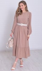 *Платье женское Ф-1-069н (мокко) от компании Новое Кимоно, г. Иваново