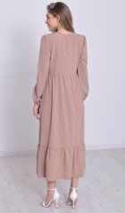 *Платье женское Ф-1-069н (мокко) от компании Новое Кимоно, г. Иваново
