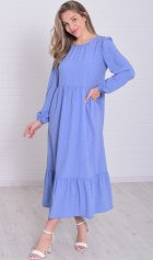 *Платье женское Ф-1-069м (небесный) от компании Новое Кимоно, г. Иваново *Платье женское Ф-1-069м (небесный) от компании Новое Кимоно, г. Иваново