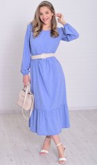 *Платье женское Ф-1-069м (небесный) от компании Новое Кимоно, г. Иваново