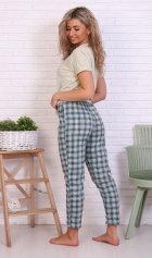 Брюки женские 8-031щ (шалфей) от компании Новое Кимоно, г. Иваново