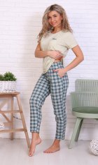 Брюки женские 8-031щ (шалфей) от компании Новое Кимоно, г. Иваново Брюки женские 8-031щ (шалфей) от компании Новое Кимоно, г. Иваново