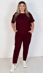 Костюм женский 5-316 (марсала) от компании Новое Кимоно, г. Иваново Костюм женский 5-316 (марсала) от компании Новое Кимоно, г. Иваново
